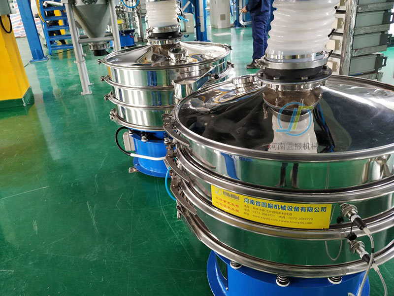 超聲波振動篩使用現(xiàn)場